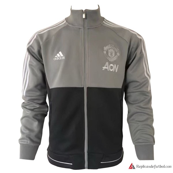 Chaqueta Manchester United 2017-2018 Gris Negro